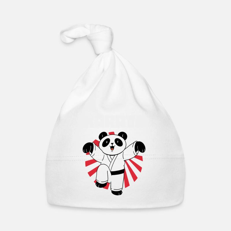 Karate Panda - Karate Japan Kämpfen Baby Bio-Mütze