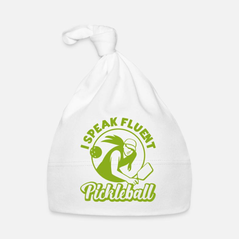 Pickleball Retro Je parle couramment Bonnet bio Bébé