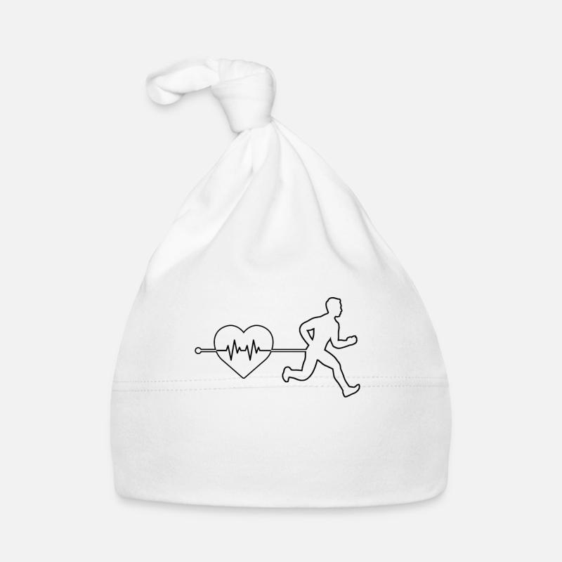 Joggen Herzschlag Baby Bio-Mütze