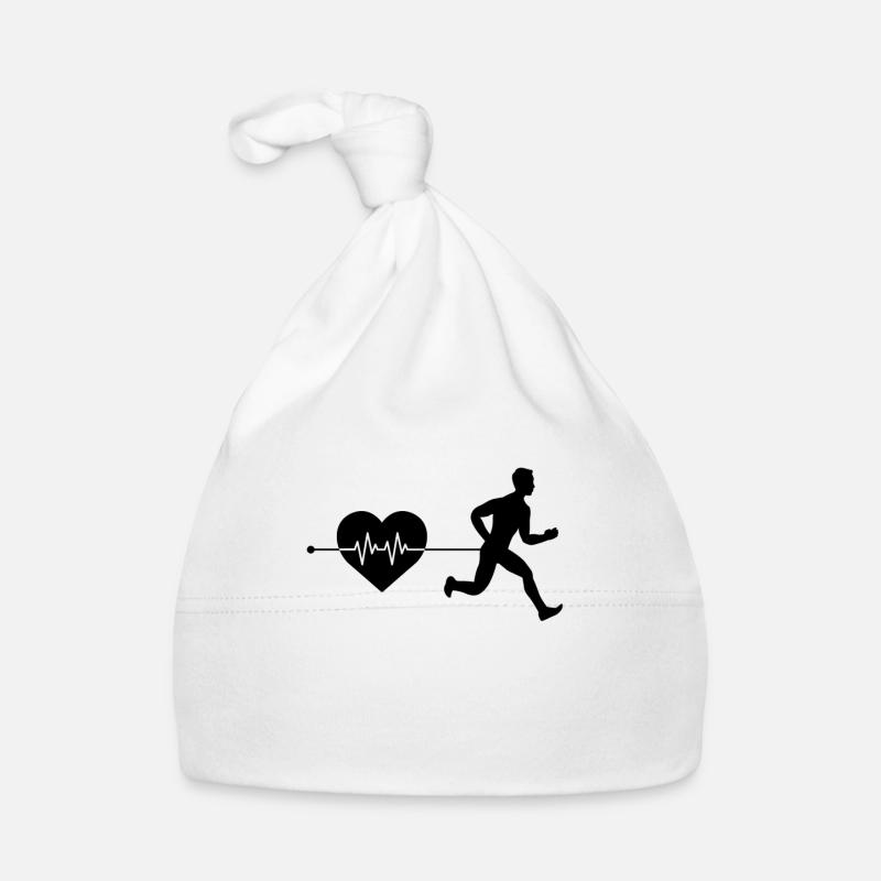 Joggen Herzschlag Baby Bio-Mütze