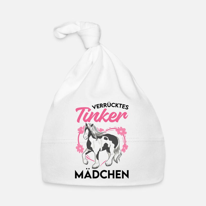 Verrücktes Tinker Mädchen Irish Tinker Baby Bio-Mütze