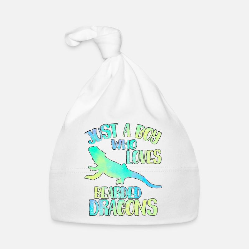 Nur ein Junge, der Bartagamen liebt Baby Bio-Mütze