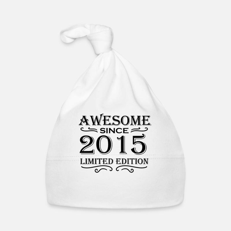 2015 - Né 2015 - Année de naissance 2015 Bonnet bio Bébé