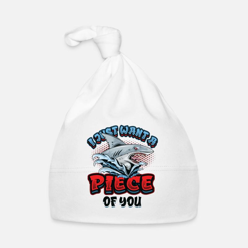 Je veux juste un morceau de toi, requin Bonnet bio Bébé