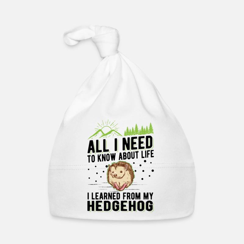 Hedgehog Gift Stacheligel Organic Baby Cap