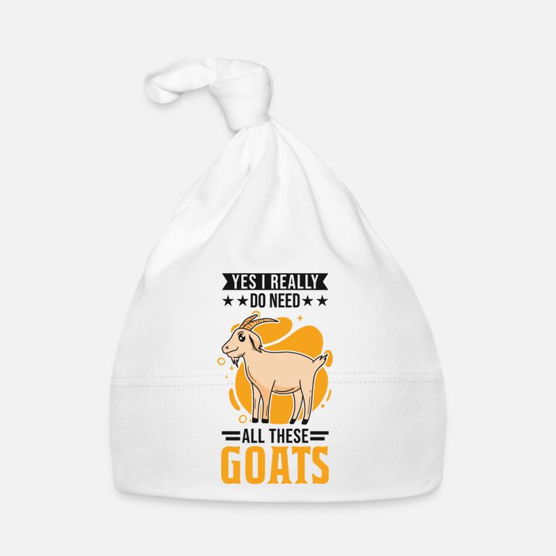 Chèvres Cadeau Chèvre Hôte Chèvre Bonnet bio Bébé