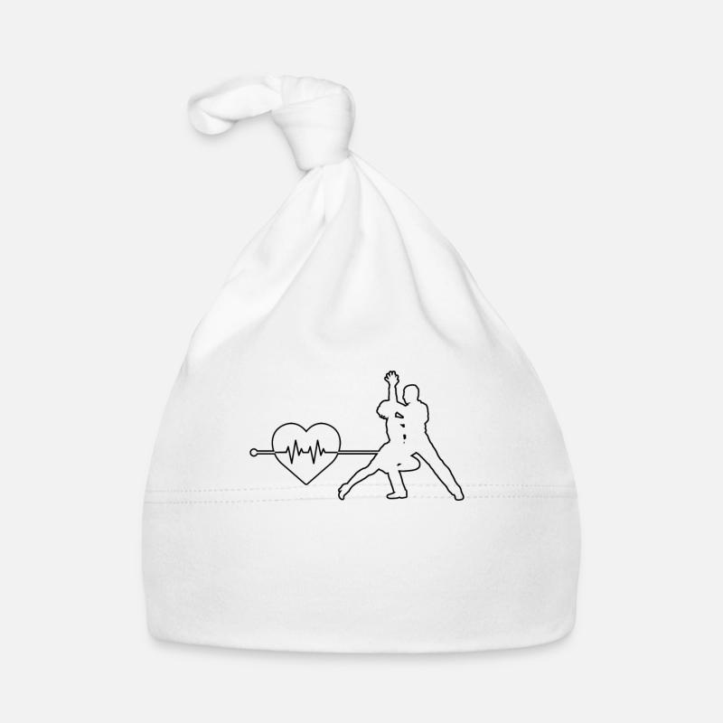Dancing heartbeat Organic Baby Cap