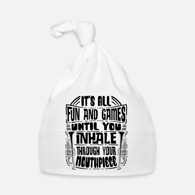 Trompeter Trompete Instrument Blechblasmusik Baby Bio-Mütze