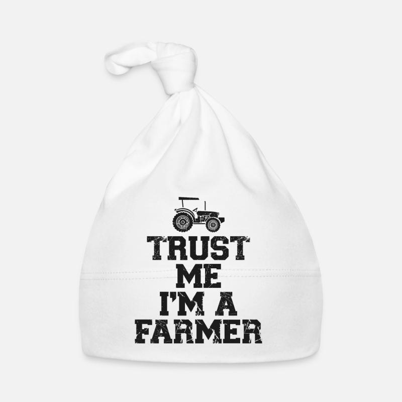 Farming Farmer Vintage Tractor Baby Bio-Mütze