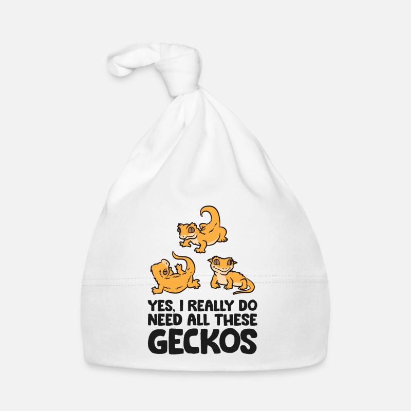 Ja, ich brauche wirklich all diese Haubengeckos Baby Bio-Mütze