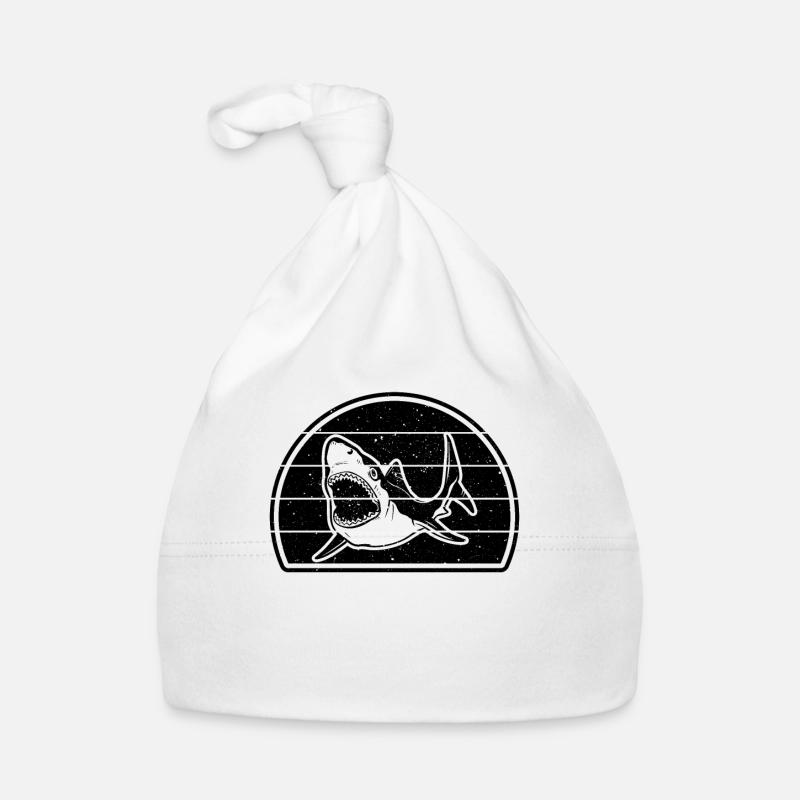 Requin Poisson Amoureux des requins Poisson-requin Grand Requin blanc Bonnet bio Bébé