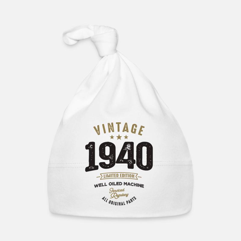 Jahrgang 1940 82. Geburtstag Baby Bio-Mütze