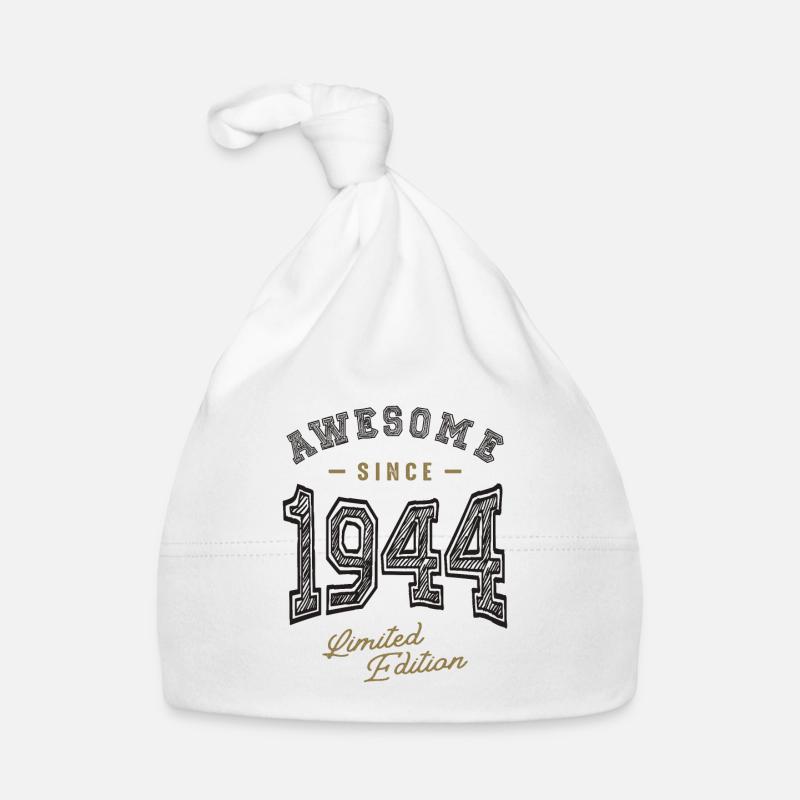 Awesome Since 1944 78th Birthday Organic Baby Cap