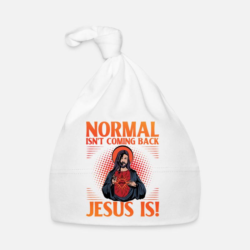 Normal ne revient pas Jésus est Bonnet bio Bébé