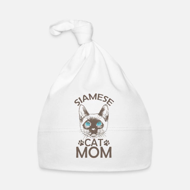 Chat siamois Maman Race de chat de compagnie Bonnet bio Bébé