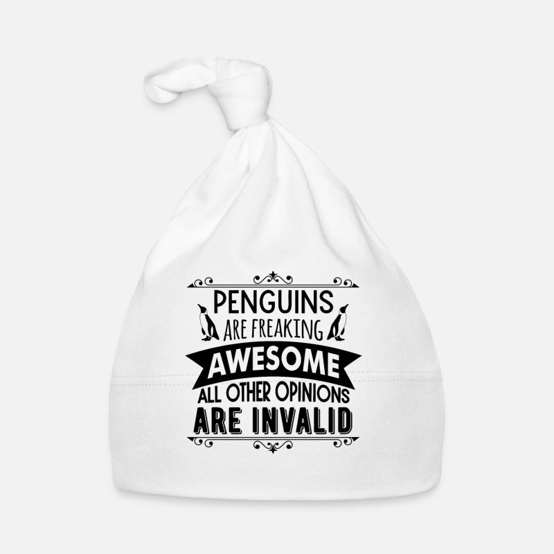 Penguins Are Freaking Awesome Baby Bio-Mütze