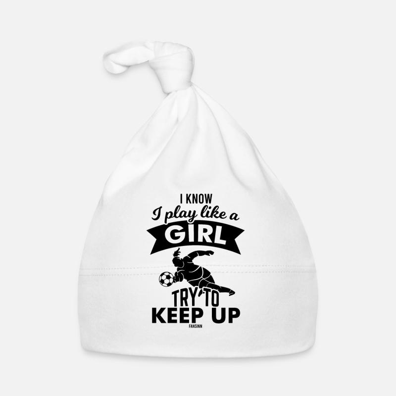 Mädchenfußball Baby Bio-Mütze