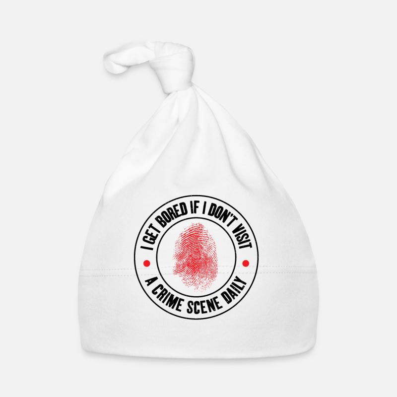 I'm bored, forensic scientist, Organic Baby Cap