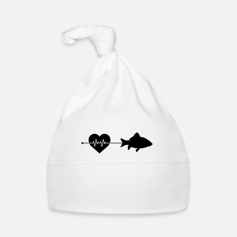 Fisch Herzschlag Baby Bio-Mütze