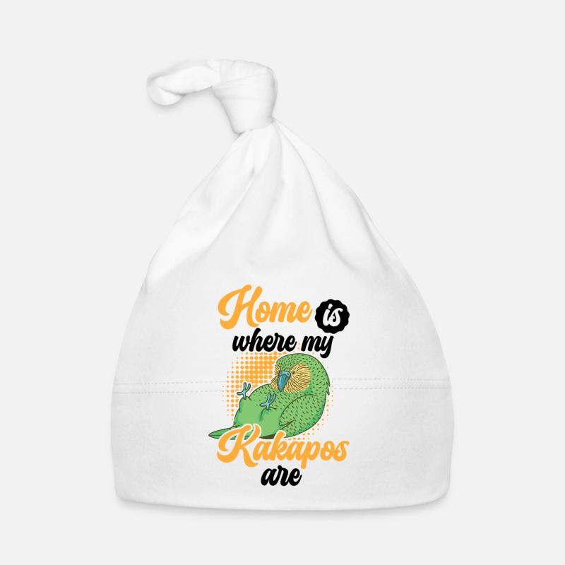 Kakapo est ma maison perroquet de Nouvelle-Zélande Bonnet bio Bébé