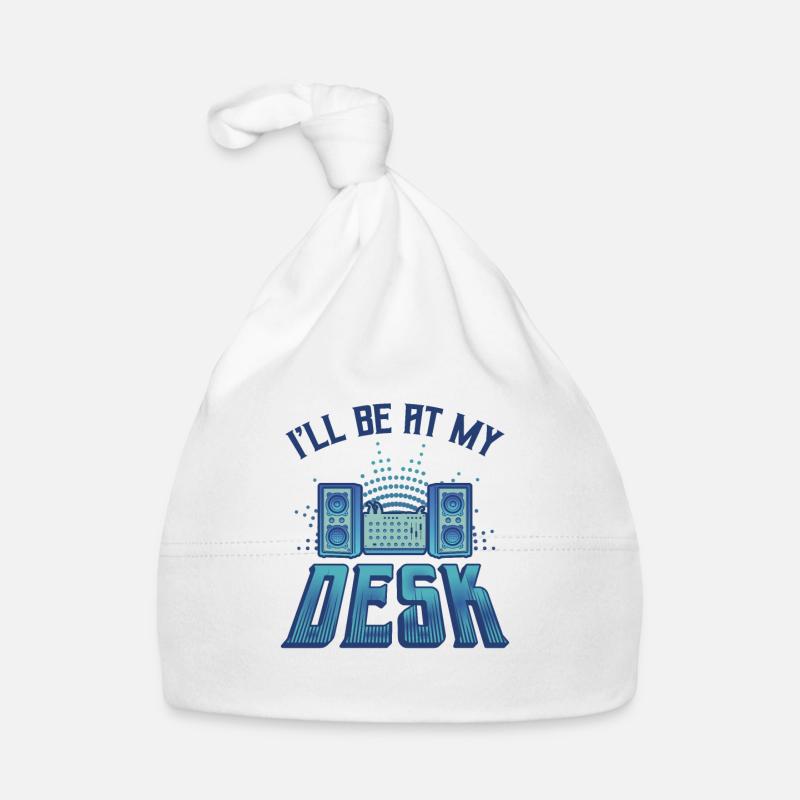 I'll Be On My Desk Dj Tontechniker Baby Bio-Mütze