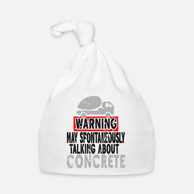 Conception de construction en béton pour les travailleurs de la construction et les chantiers de construction Bonnet bio Bébé