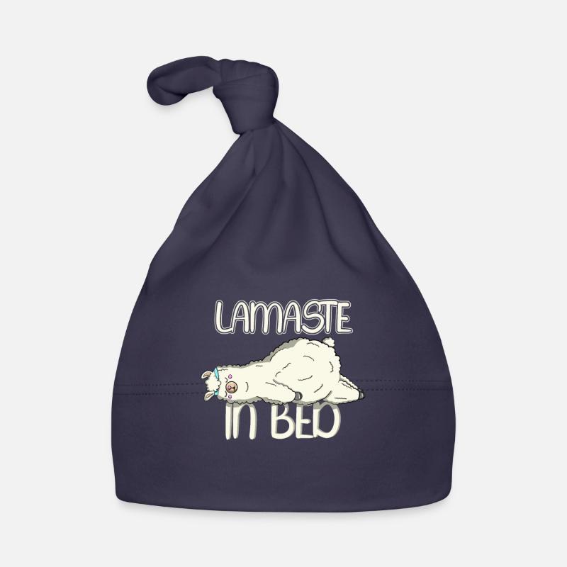 Sleepy Lamaste in Bed Sluggish Design Baby Bio-Mütze