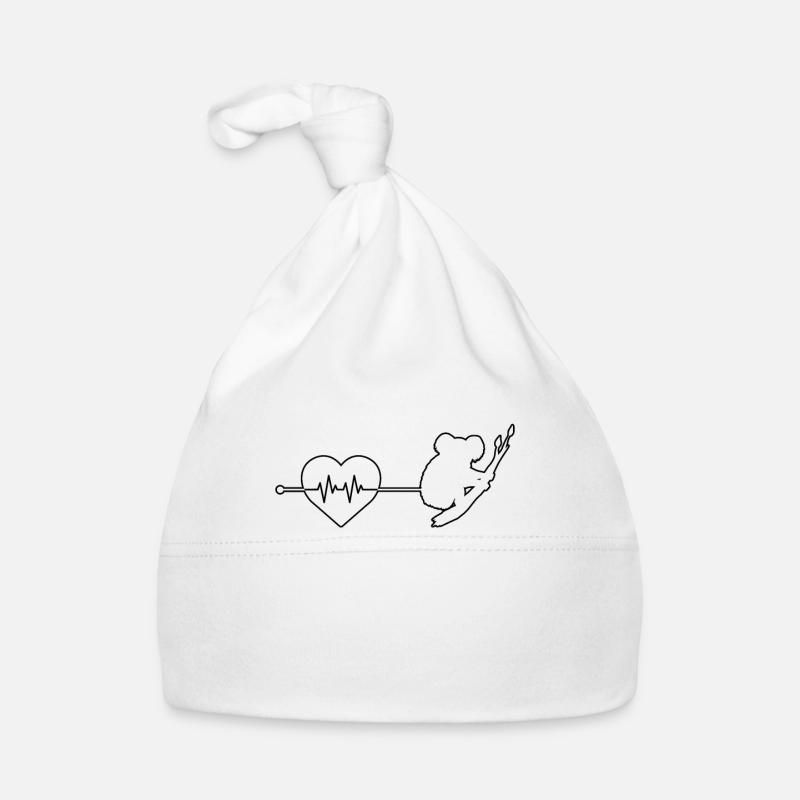 Koala heartbeat Organic Baby Cap
