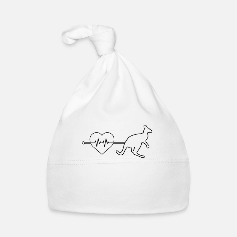 Kangaroo heartbeat Organic Baby Cap