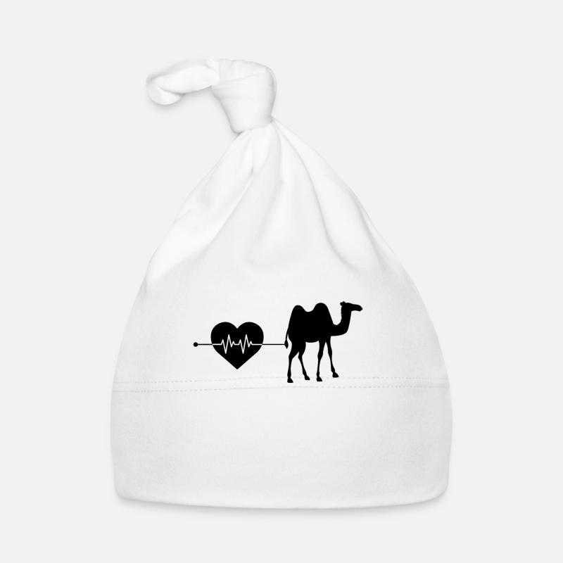 Dromedary camel heartbeat Organic Baby Cap