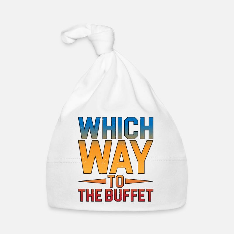 Which Way To The Buffet 12 Baby Bio-Mütze
