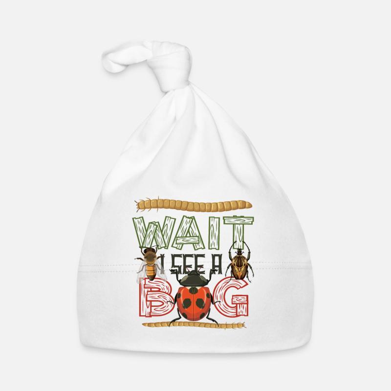 Wait, I see an insect Organic Baby Cap