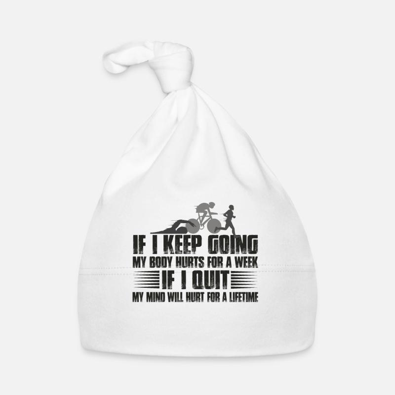 If I Keep Going My Body Hurts For A Week Baby Bio-Mütze