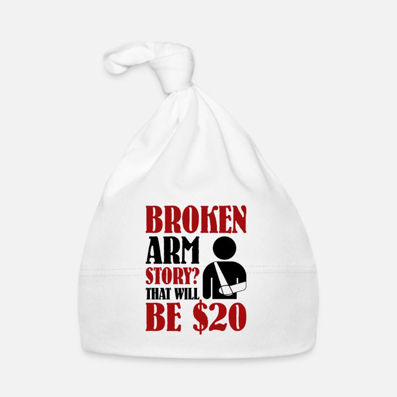 Broken Arm Story That Will Be $20 Baby Bio-Mütze