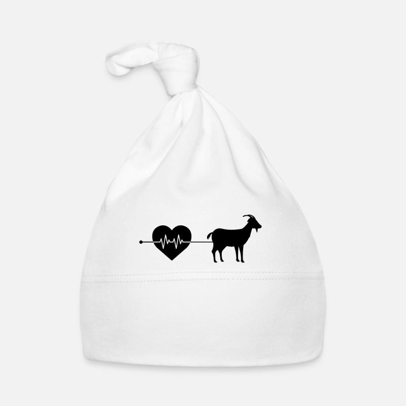 Goat heartbeat Organic Baby Cap