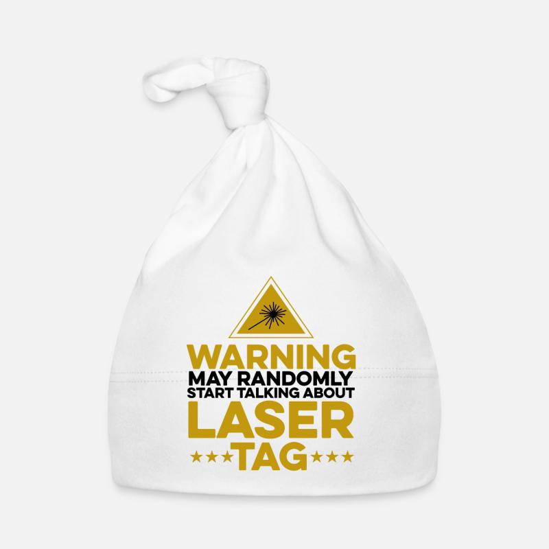 Warning May Randomly Start Talking About Lasertag Baby Bio-Mütze