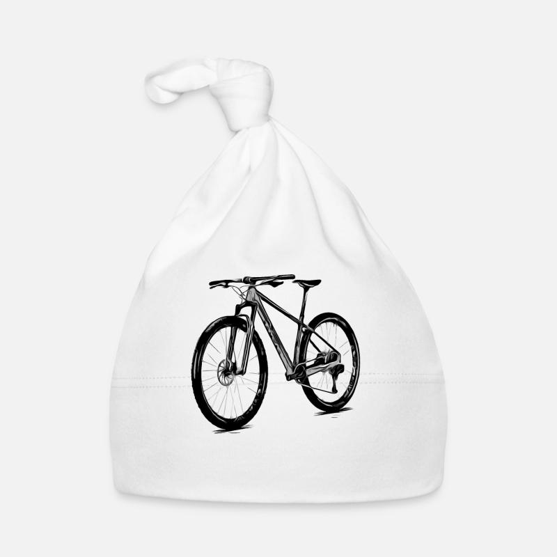 Vélo Vélo de route Cyclisme 29er Vélo de montagne - Bonnet bio Bébé - blanc