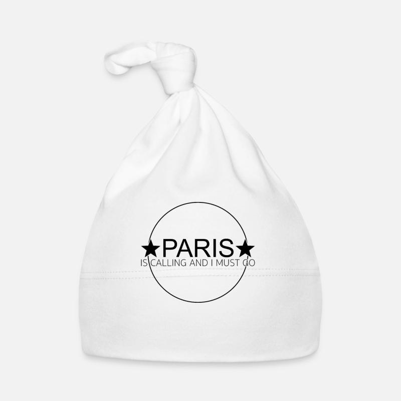 Paris Spruch Baby Bio-Mütze