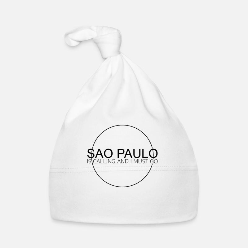 Sao Paulo Saying Organic Baby Cap