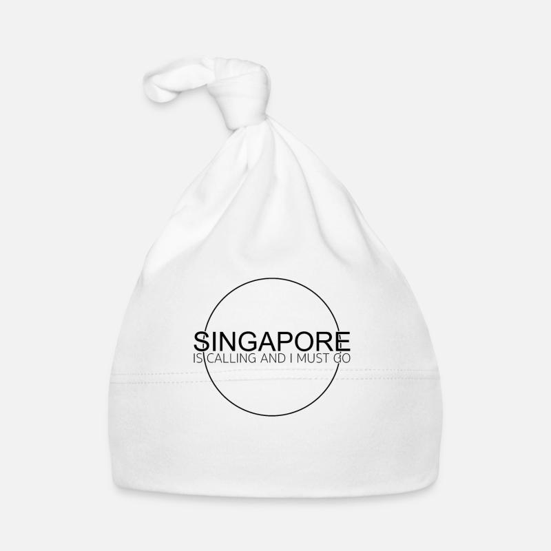 Singapur Spruch Baby Bio-Mütze