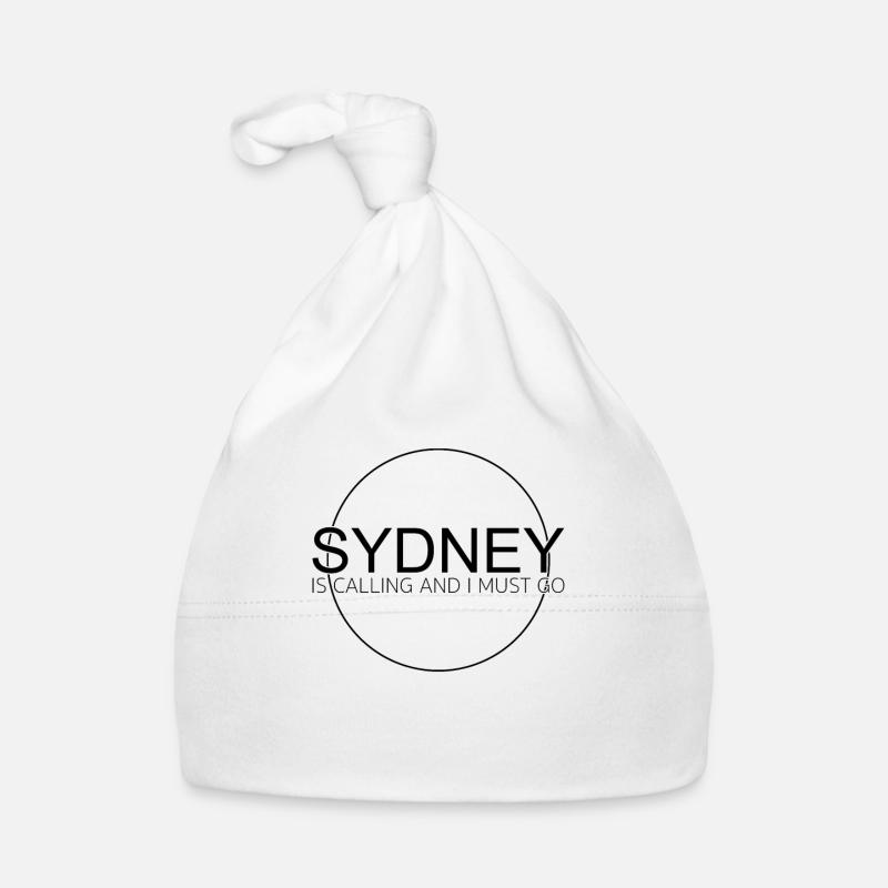 Citation de Sydney - Bonnet bio Bébé - blanc