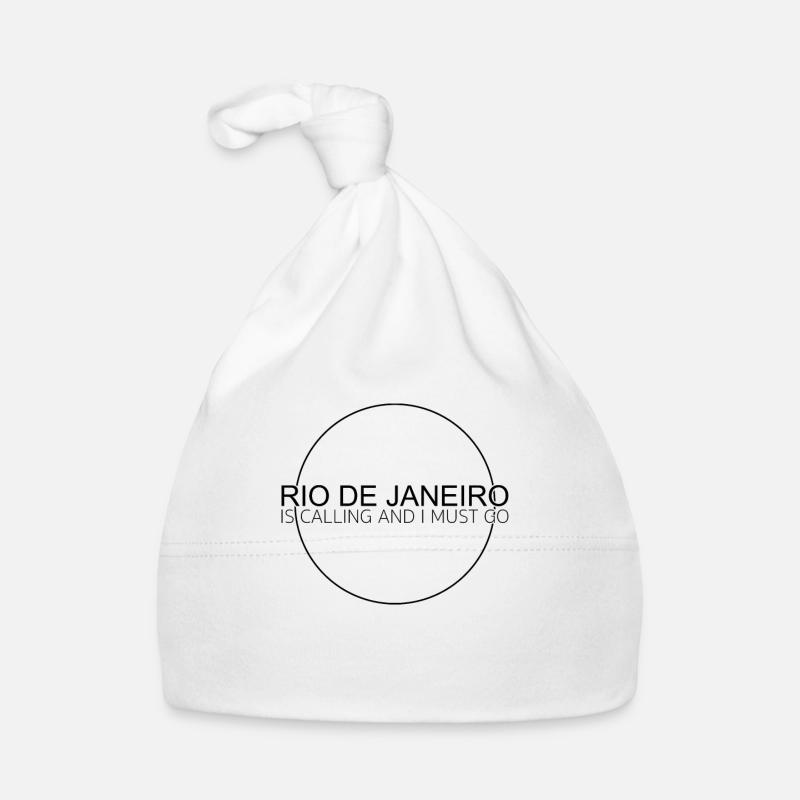 Rio de Janeiro Spruch Baby Bio-Mütze