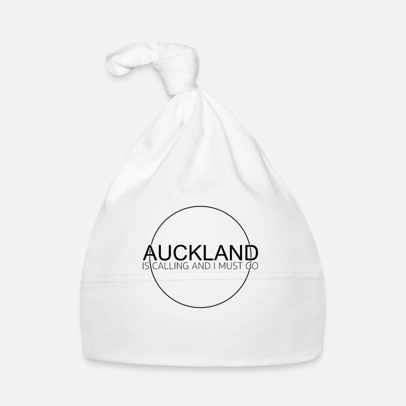 Auckland Spruch Baby Bio-Mütze