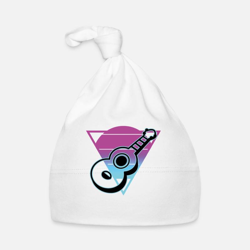 Ukulelen Vitage Baby Bio-Mütze