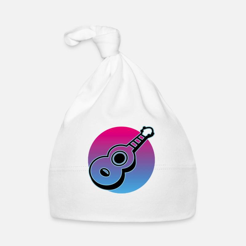 Ukulelen Vitage Baby Bio-Mütze