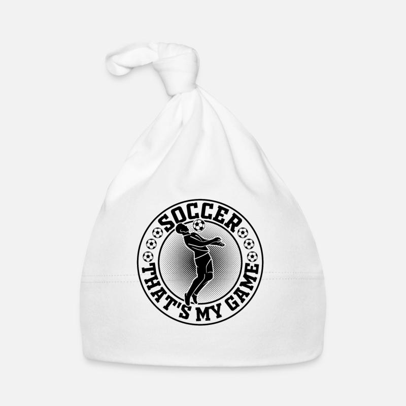 Soccer That's My Game - Soccer Player Organic Baby Cap