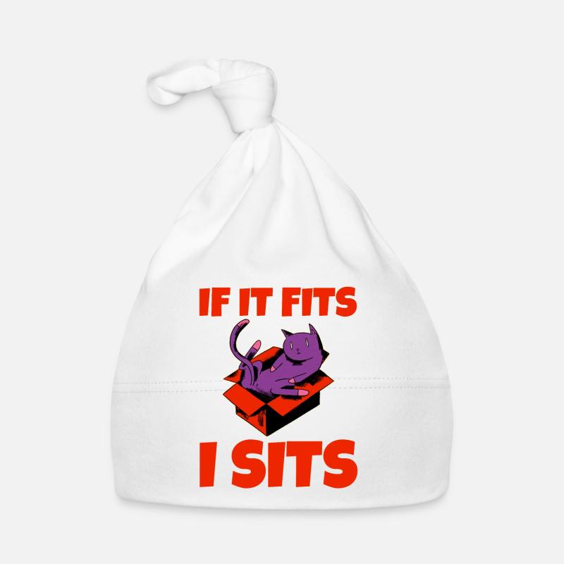 If It Fits I Sits 2 Organic Baby Cap