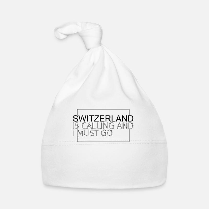 Schweiz Spruch Baby Bio-Mütze