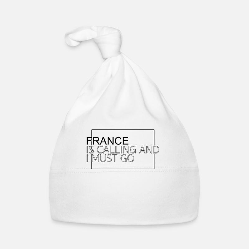 Frankreich Spruch Baby Bio-Mütze