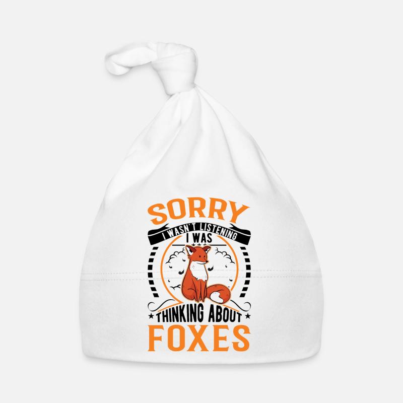 Fuchs Geschenk Rotfuchs Baby Bio-Mütze